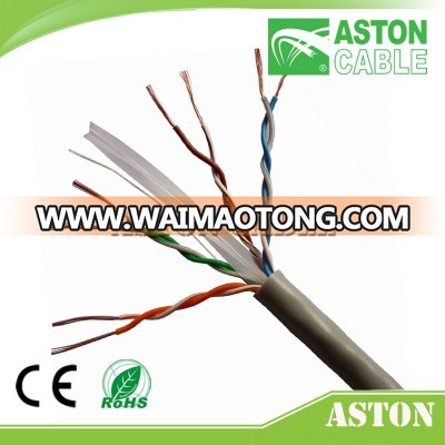 Cable UTP STP FTP SFTP hot sell CCA/bare copper Cat5e/cat 6 utp cable specification