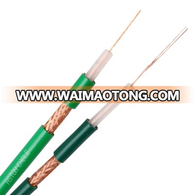 ASTON CCTV CABLE kx7+2c green 7*0.2 copper conductor High Quality